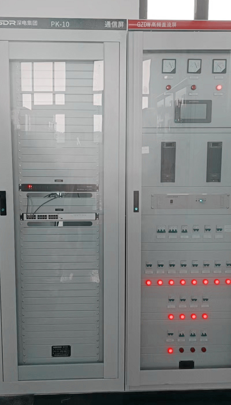 昌黎中關(guān)村生命園10kV配電微機(jī)后臺通信屏現(xiàn)場照片